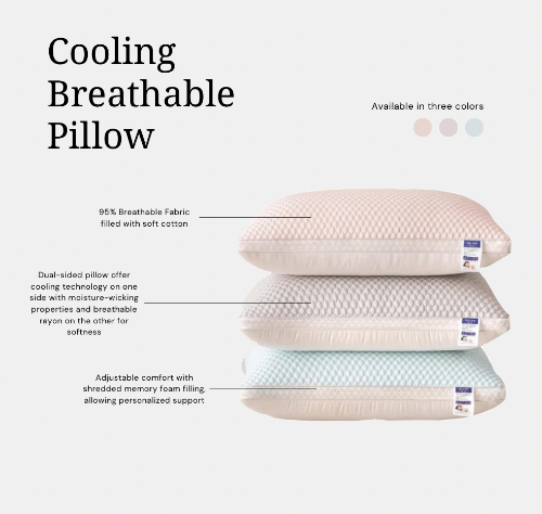 Breathable Cooling Pillow